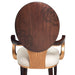 AICO Furniture Camellia Field Arm Chair (Set of 2) in Warm Pecan - Bargain Furniture (Detroit, MI)