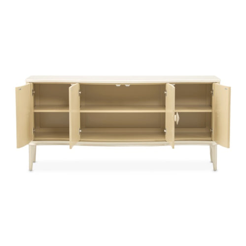 AICO Furniture Camellia Field Sideboard in Caramel - Bargain Furniture (Detroit, MI)