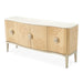 AICO Furniture Camellia Field Sideboard in Caramel - Bargain Furniture (Detroit, MI)