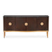 AICO Furniture Camellia Field Sideboard in Warm Pecan - Bargain Furniture (Detroit, MI)
