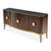 AICO Furniture Camellia Field Sideboard in Warm Pecan - Bargain Furniture (Detroit, MI)