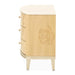 AICO Furniture Camellia Field Nightstand in Caramel - Bargain Furniture (Detroit, MI)
