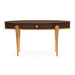 AICO Furniture Camellia Field Vanity Desk in Warm Pecan - Bargain Furniture (Detroit, MI)