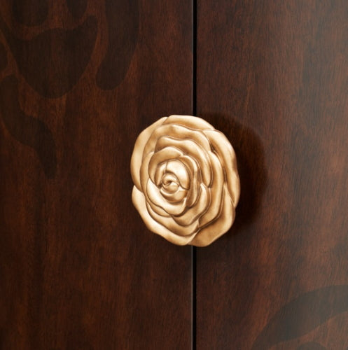 AICO Furniture Camellia Field Dresser in Warm Pecan - Bargain Furniture (Detroit, MI)