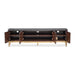 AICO Furniture Camellia Field Media Cabinet in Warm Pecan - Bargain Furniture (Detroit, MI)