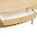 AICO Furniture Camellia Field Oval Cocktail Table in Caramel - Bargain Furniture (Detroit, MI)