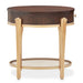 AICO Furniture Camellia Field End Table in Warm Pecan - Bargain Furniture (Detroit, MI)