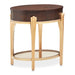 AICO Furniture Camellia Field End Table in Warm Pecan - Bargain Furniture (Detroit, MI)
