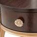 AICO Furniture Camellia Field End Table in Warm Pecan - Bargain Furniture (Detroit, MI)