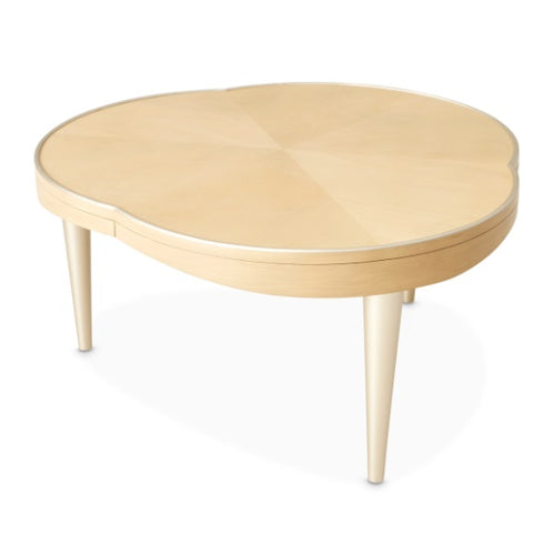 AICO Furniture Camellia Field Cocktail Table in Caramel - Bargain Furniture (Detroit, MI)