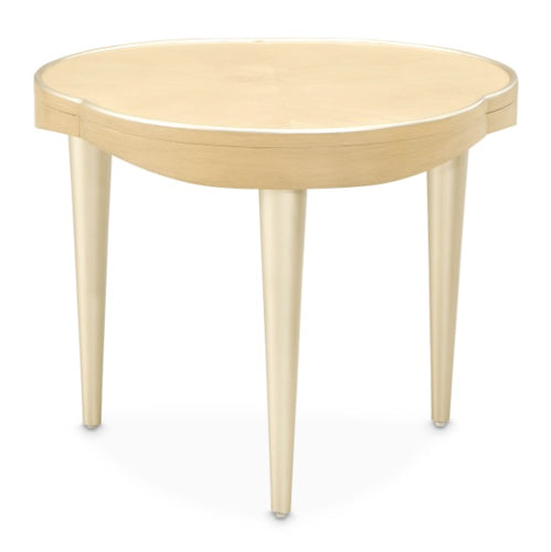 AICO Furniture Camellia Field End Table in Caramel - Bargain Furniture (Detroit, MI)
