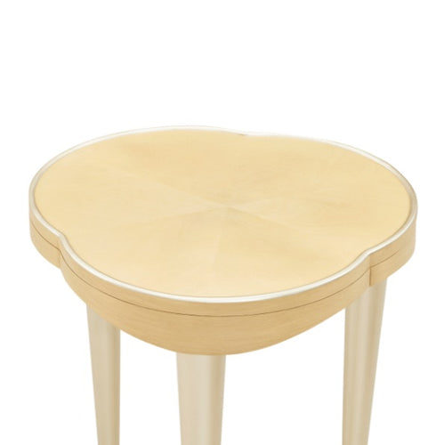 AICO Furniture Camellia Field Chairside Table in Caramel - Bargain Furniture (Detroit, MI)