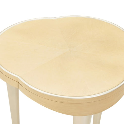 AICO Furniture Camellia Field Chairside Table in Caramel - Bargain Furniture (Detroit, MI)