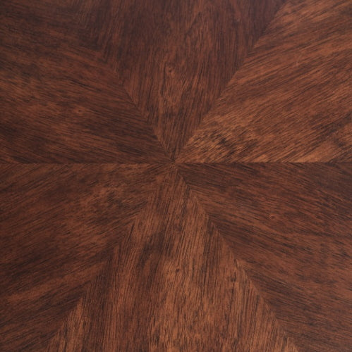 AICO Furniture Camellia Field Chairside Table in Warm Pecan - Bargain Furniture (Detroit, MI)