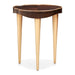 AICO Furniture Camellia Field Chairside Table in Warm Pecan - Bargain Furniture (Detroit, MI)