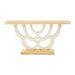 AICO Furniture Camellia Field Console Table in Caramel - Bargain Furniture (Detroit, MI)