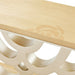 AICO Furniture Camellia Field Console Table in Caramel - Bargain Furniture (Detroit, MI)