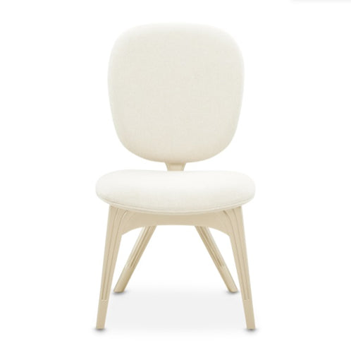 AICO Furniture Camellia Field Vanity Chair in Caramel - Bargain Furniture (Detroit, MI)