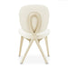 AICO Furniture Camellia Field Vanity Chair in Caramel - Bargain Furniture (Detroit, MI)
