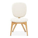 AICO Furniture Camellia Field Vanity Chair in Warm Pecan - Bargain Furniture (Detroit, MI)