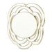 AICO Furniture Camellia Field Wall Mirror in Warm Pecan - Bargain Furniture (Detroit, MI)
