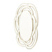 AICO Furniture Camellia Field Wall Mirror in Warm Pecan - Bargain Furniture (Detroit, MI)