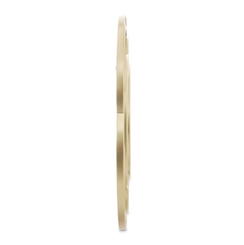 AICO Furniture Camellia Field Wall Mirror in Warm Pecan - Bargain Furniture (Detroit, MI)