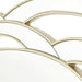 AICO Furniture Camellia Field Wall Mirror in Warm Pecan - Bargain Furniture (Detroit, MI)
