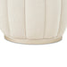 AICO Furniture Camellia Field Round Bench in Caramel - Bargain Furniture (Detroit, MI)