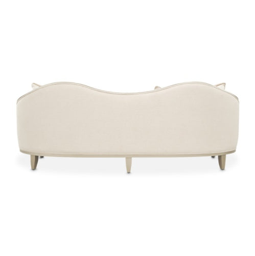 AICO Furniture Camellia Field Sofa Cornsilk in Caramel - Bargain Furniture (Detroit, MI)