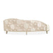 AICO Furniture Camellia Field Asymmetrical Sofa in Caramel - Bargain Furniture (Detroit, MI)