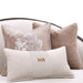 AICO Furniture Camellia Field Asymmetrical Sofa in Warm Pecan - Bargain Furniture (Detroit, MI)