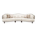 AICO Furniture Camellia Field LAF Loveseat Linen in Warm Pecan - Bargain Furniture (Detroit, MI)