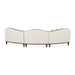 AICO Furniture Camellia Field RAF Loveseat Linen in Warm Pecan - Bargain Furniture (Detroit, MI)