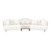AICO Furniture Camellia Field Armless Chair Linen in Warm Pecan image