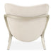 AICO Furniture Camellia Field Accent Chair Ivory in Caramel - Bargain Furniture (Detroit, MI)