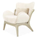 AICO Furniture Camellia Field Accent Chair Ivory in Caramel - Bargain Furniture (Detroit, MI)
