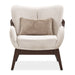 AICO Furniture Camellia Field Accent Chair Porchini in Warm Pecan - Bargain Furniture (Detroit, MI)