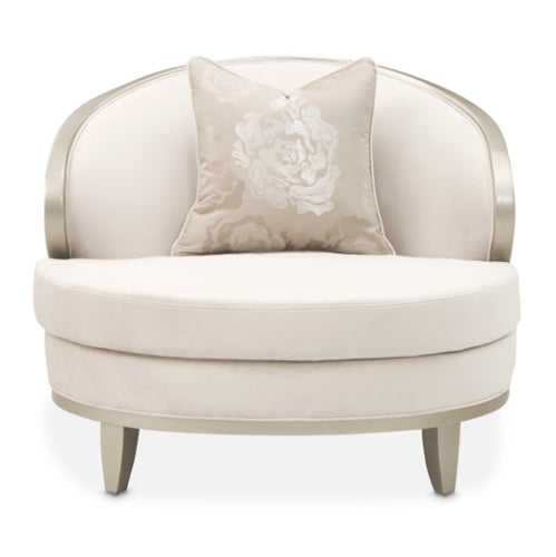 AICO Furniture Camellia Field Matching Chair in Caramel - Bargain Furniture (Detroit, MI)