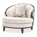 AICO Furniture Camellia Field Matching Chair in Warm Pecan - Bargain Furniture (Detroit, MI)