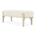 AICO Furniture Camellia Field Bench in Caramel - Bargain Furniture (Detroit, MI)
