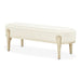 AICO Furniture Camellia Field Bench in Caramel - Bargain Furniture (Detroit, MI)