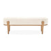 AICO Furniture Camellia Field Bench in Warm Pecan - Bargain Furniture (Detroit, MI)