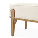 AICO Furniture Camellia Field Bench in Warm Pecan - Bargain Furniture (Detroit, MI)
