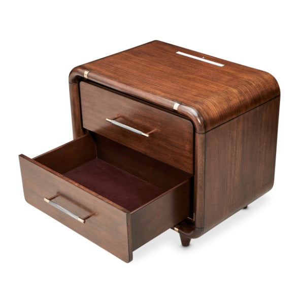 AICO Furniture Mason Park Nightstand in Umber - Bargain Furniture (Detroit, MI)