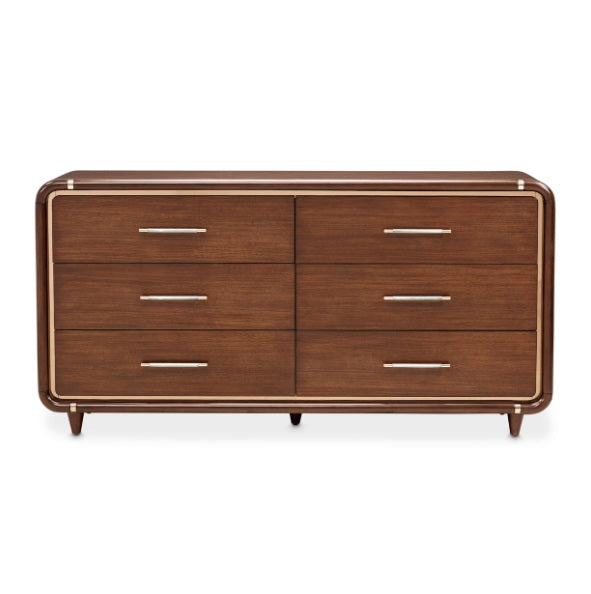 AICO Furniture Mason Park Dresser in Umber - Bargain Furniture (Detroit, MI)