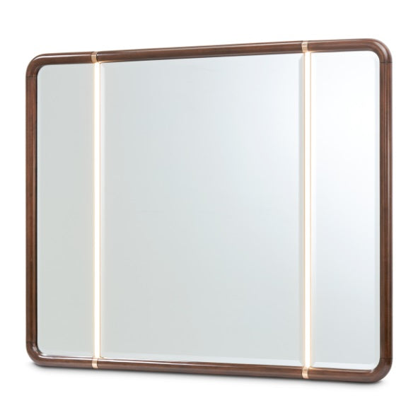 AICO Furniture Mason Park Dresser Mirror in Umber - Bargain Furniture (Detroit, MI)