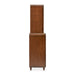 AICO Furniture Mason Park Offset Chest with Storage Mirror in Umber - Bargain Furniture (Detroit, MI)