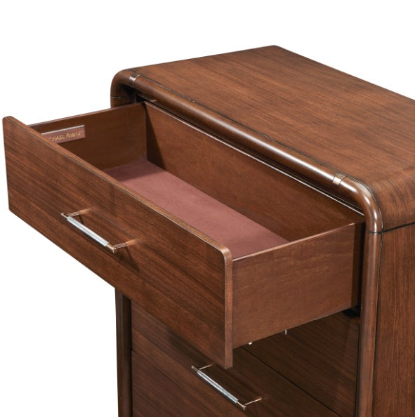 AICO Furniture Mason Park Gentelmen's Chest in Umber - Bargain Furniture (Detroit, MI)