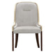 AICO Furniture Houston Assmebled Side Chair (Set of 2) in Walnut - Bargain Furniture (Detroit, MI)